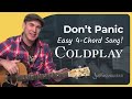Dont Panic by Coldplay | Acoustic Guitar Lesson