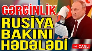 GƏRGİNLİK pik həddə çatdı-Rusiya Azərbaycanı bununla HƏDƏLƏDİ - Gündəm Masada - Media Turk TV