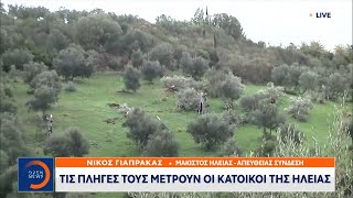 Σάρωσε την Ηλεία η κακοκαιρία | Μεσημεριανό Δελτίο Ειδήσεων 28/11/2021 | OPEN TV