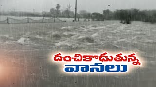 Heavy rain continues to wreak havoc in State | తెలంగాణలో దంచికొడుతున్న వానలు | Telangana Rains