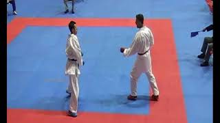 Greece vs Romania Male Team Kumite 44th European Championships Zagreb 2009