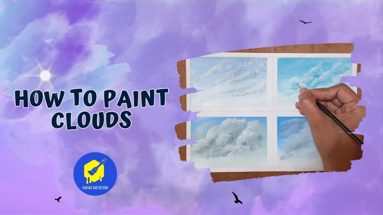 How To Paint Clouds With Q Tips At Evelyn Harry Blog