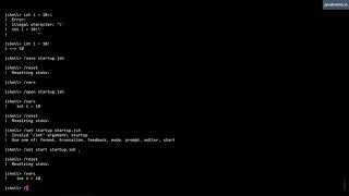 JShell Basics 16 - Creating startup scripts