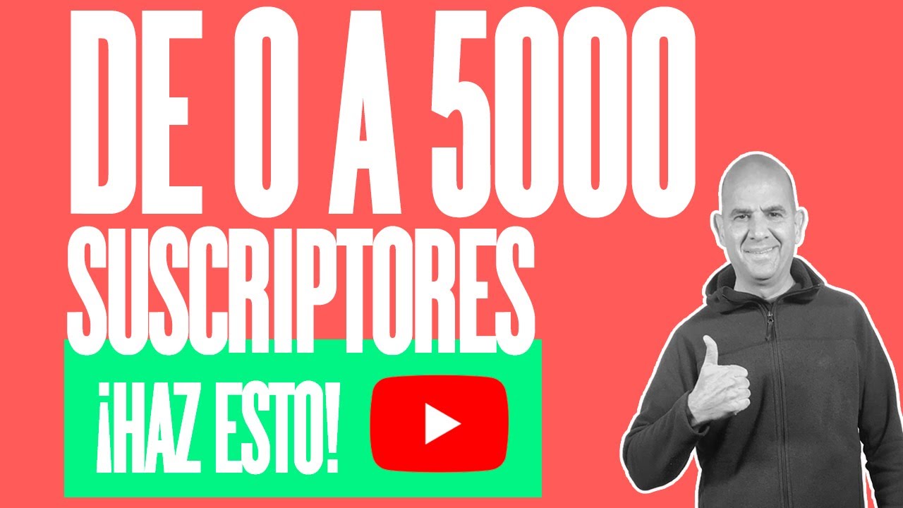 CÓMO CRECER En YOUTUBE RÁPIDO Desde CERO Como Tener MÁS SUSCRIPTORES Y ...