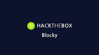 HackTheBox | Machines | Linux | Blocky