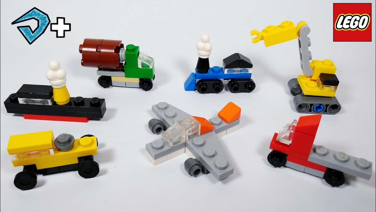 Lego Mini Vehicles Tutorial Part 4 Youtube
