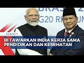 Presiden Prabowo Hadiri Pertemuan Bilateral Indonesia-India, Bahas Strategi Pendidikan dan Kesehatan