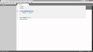 Learn PHP: NULL