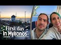 Greece day 1 | First day in Mykonos 2024 | From Chaos to bliss