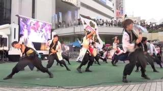 H27那覇大綱引き祭り：1日目～よさこい～室蘭百花繚乱①