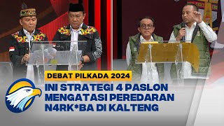 Peredaran N4k*b4 di Kalteng Masih Marak, Ini Strategi 4 Paslon Mengatasinnya