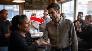 Sundar Pichai Gives a Struggling Single Mother Hope, Her Reaction Is Priceless