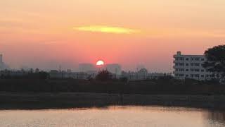 Sunrise @ DB Sandra Lake, Bangalore