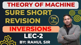 Theory Of Machines (Inversions of Mechanism) | Types of mechanism TOM by Rahul Sir