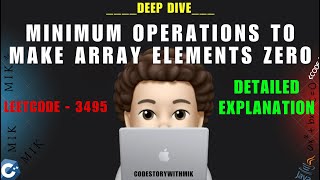 Minimum Operations to Make Array Elements Zero | Detailed Deep Dive | Leetcode 3495 | MIK