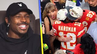 What Taylor Swift Told Travis Kelce's Teammate After Super Bowl-Winning Catch