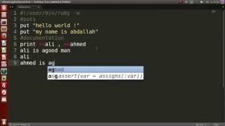 01_Ruby basics ( install ruby & hello world & ruby documentation)