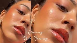 This Glowing Makeup Routine is Insanely Good // Affordable Makeup // Dewy Skin