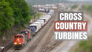 Special Turbine Train Crossing the Nation.