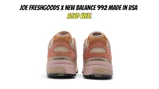 Joe Freshgoods x New Balance 992 Made in USA Aged Well