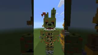 Спрингтрап в майнкрафт #minecraft #shorts #майнкрафт