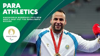 Norbekov Wins Gold For Uzbekistan AND Sets New Paralympic Record In Men's Shot Put F35 🇺🇿