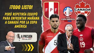 ¡Por la primera victoria! Perú vs. Canadá, por la Copa América 2024