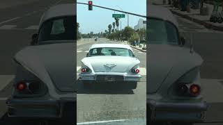 Long Beach classic Chevy#Rolln58#classic#cruising#nice#1958chevy#longbeach#california#coast#love#now