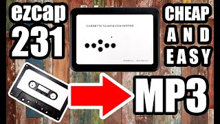 ezCap 231 | Cheap Cassette Tape to MP3 | Unboxing, Preparation, Testing, Audacity Editing \u0026 Review