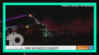 Multiple townhomes in Pasco County destroyed during fire