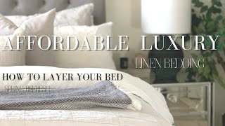 AFFORDABLE LUXURY LINEN BEDDING IDEAS