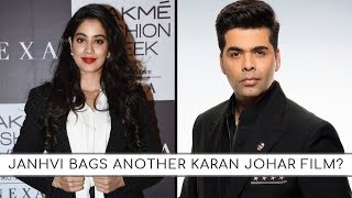Janhvi Kapoor to reunite with Karan Johar for the third time?