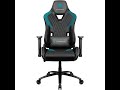 Cadeira Gamer DC3 Preta/Ciano THUNDERX3