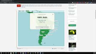 Seterra Map Quiz (South America: Cities, Website) 0:23 Former World Record