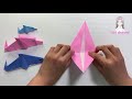 【折り紙】イルカ🐬how to make paper dolphin イルカ डॉल्फिन dolphin lumba lumba Дельфин 고래 海豚 簡単 折り方 おりがみ origami