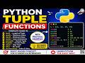 Python Tuple Functions Explained | len(), max(), min(), sum(), sorted(), tuple() | Python Tutorial