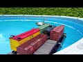 casselman on easy 1 24 railway barge build u0026 first run with rc tug modelship modelrail gscale