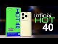 Infinix Hot 40 16Gb Ram 256Gb Memory Full Box Black Colour