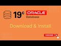 How to Install Oracle 19c Database - Windows 10/11 | Connect from Sql Developer / Command window