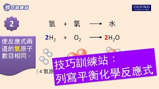 【新編基礎科學 - 技巧訓練站】第 13 課 | 列寫平衡化學反應式