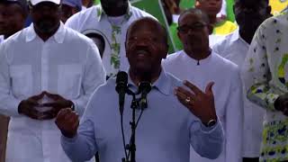 Gabon's president eyes third term