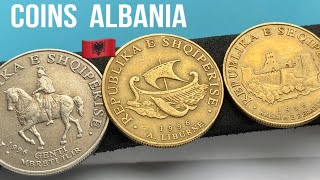 10 20 50 Lekë 1996 Albania Lek Albanese Standard circulation coins