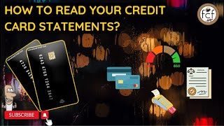 HOW TO READ YOUR CREDIT CARD STATEMENT | CREDIT CARD STATEMENT EXPLAINED