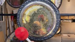 24” Sri Yantra Gong Shawn Aceto Sounds.