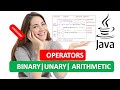 JAVA OPERATORS|JAVA BINARY UNARY ARITHMETIC OPERATORS|JAVA PROGRAMMING TUTORIAL 10 HINDI URDU
