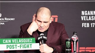Cain Velasquez says it was his knee, not Francis Ngannou, that cost him at UFC Phoenix