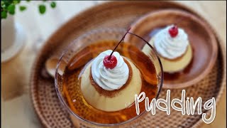 노오븐 | 노젤라틴 | 홈베이킹 | How to make Japanese Caramel Pudding | 365스윗