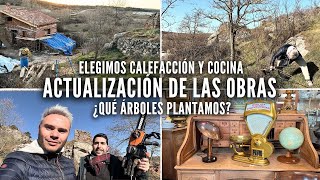 LA OBRA DE LA CASA AVANZA 🏗️ ELECTRICIDAD y FONTANERÍA 🔌 TRABAJOS en el TERRENO, ÁRBOLES 🚜 EL RASTRO