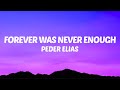 Peder Elias - Forever Was Never Enough (Lyrics)