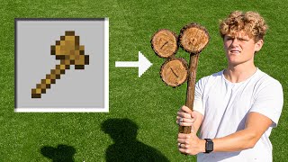 I Survived Using Only Realistic Minecraft Tools
